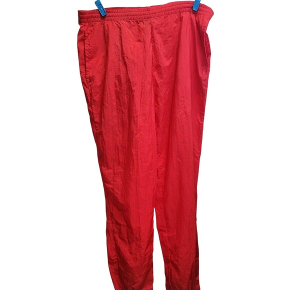 Vintage 90s Marlboro Track Pants Mens XL Red Adventure‎ Team Athletic Jogger - Picture 2 of 9